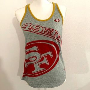 Nike NFL team apparel 49rs Dri-Fit racer back tank